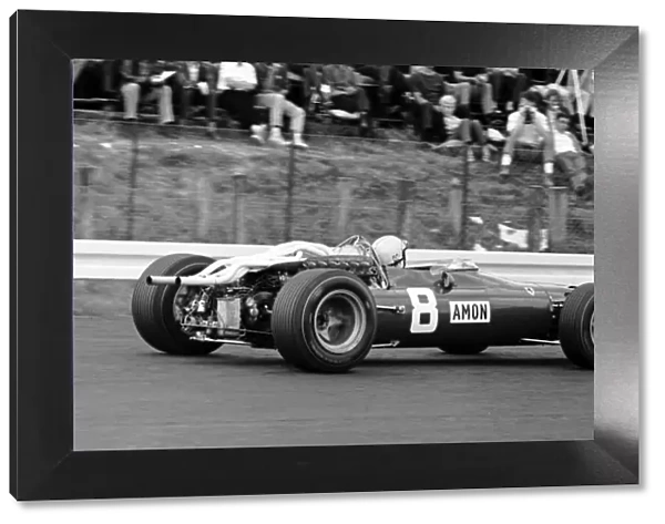 1967 GERMAN GP Chris Amon finishes 4th at the Nurburgring behind race winner Denny