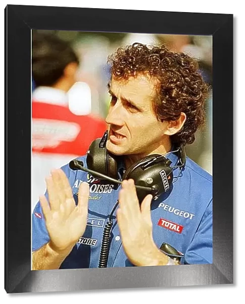 SE 12. Alain Prost prepares for practice at the Argentinian Grand Prix