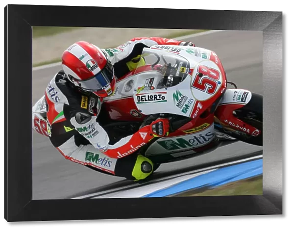 Marco Simoncelli Metis Gilera fasest after Free Practice 1