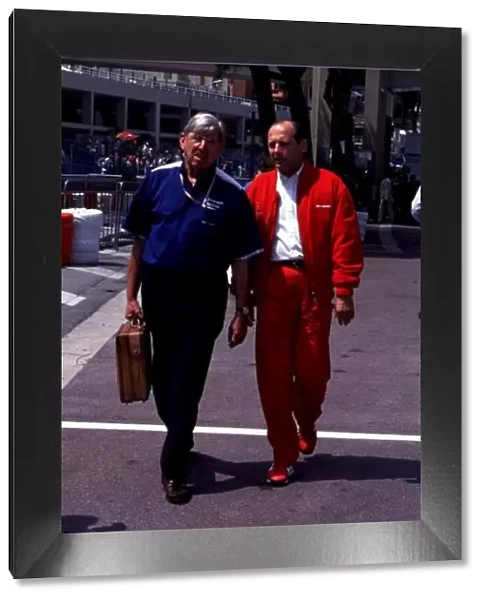 Ken Tyrrell and Ron Dennis Photo: LAT