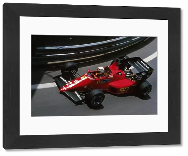 Formula One World Championship: Rene Arnoux, Ferrari 126C4, DNF