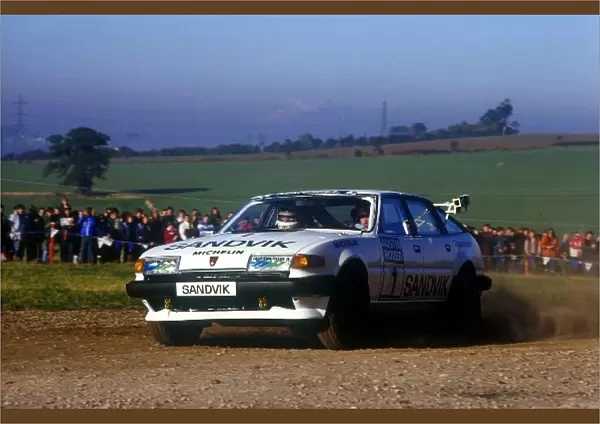 Rally Sprint: Nigel Mansell Rover 3500 competes in the celebrity event