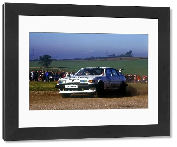 Rally Sprint: Nigel Mansell Rover 3500 competes in the celebrity event