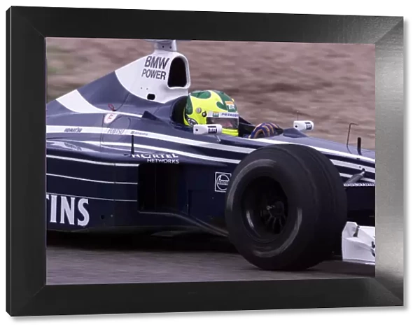 Formula One Testing, Jerez, Spain. 14  /  12  /  99 F3000 driver Bruno Junqueira tests