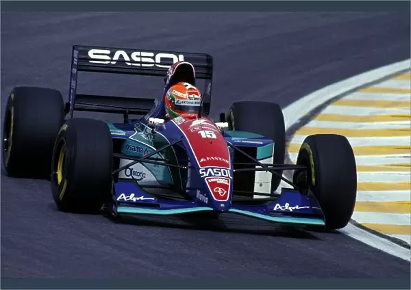 Formula One World Championship: Eddie Irvine Jordan Hart 194, was involved in a controversial crash with Jos Verstappen and Martin Brundle