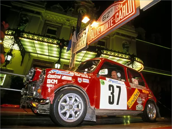Monte-Carlo Rally: Paddy Hopkirk  /  Ron Crellin Mini Cooper