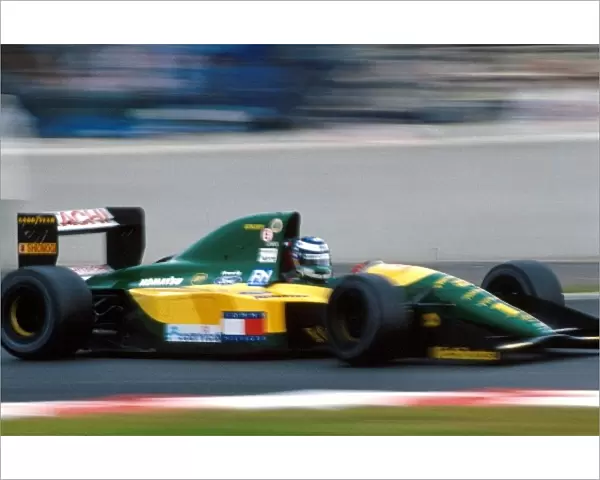 Formula One World Championship: Fourth place finisher Mika Hakkinen Lotus 107