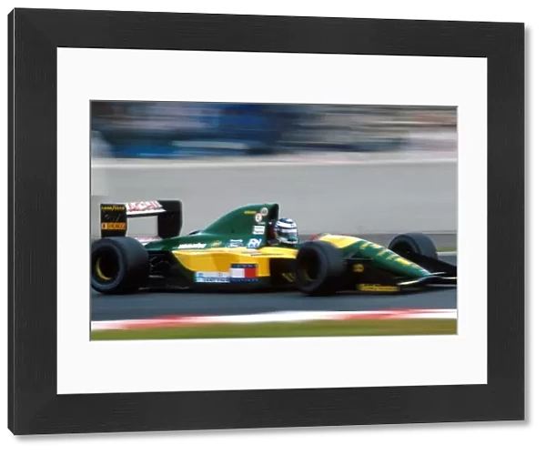 Formula One World Championship: Fourth place finisher Mika Hakkinen Lotus 107