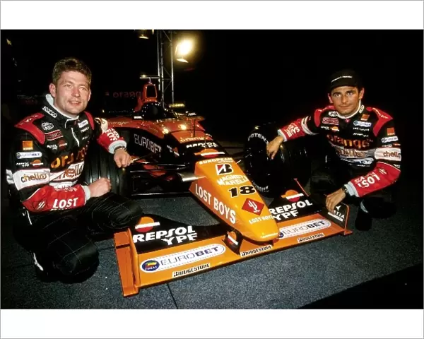 Formula One World Championship: Jos Verstappen Arrows Supertec A21 and Pedro de la Rosa Arrows Supertec A21 with their new car