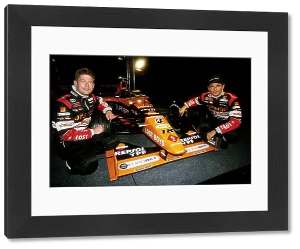 Formula One World Championship: Jos Verstappen Arrows Supertec A21 and Pedro de la Rosa Arrows Supertec A21 with their new car