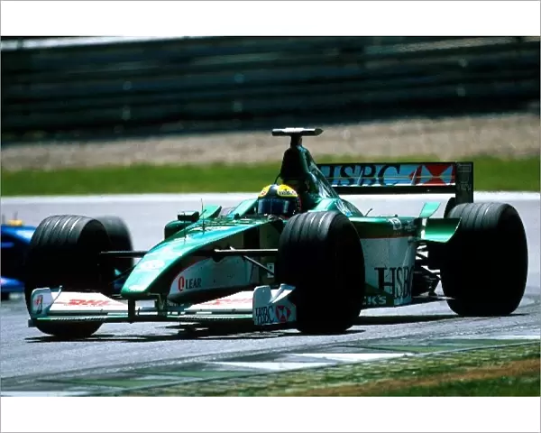 Formula One World Championship: Luciano Burti Jaguar Cosworth R1, Grand Prix debut