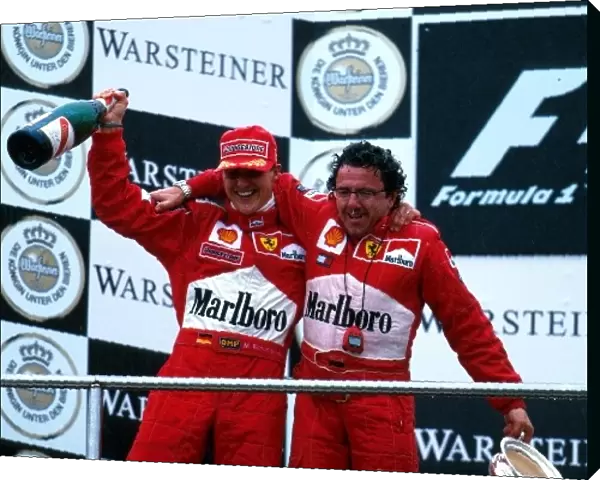 Formula One World Championship: Winner Michael Schumacher Ferrari F1 2000
