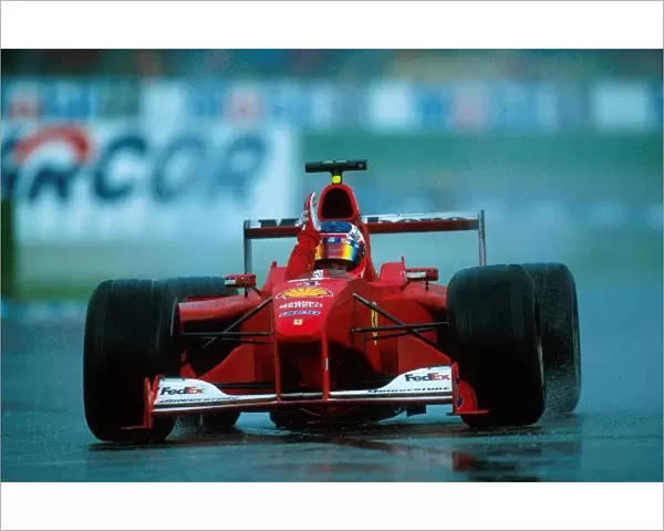 Formula One World Championship: Rubens Barrichello Ferrari F1 2000 wins his first GP