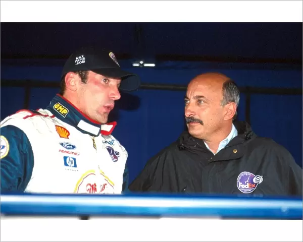 Fedex Champ Car Championship: Max Papis talks to Team Rahal boss Bobby Rahal
