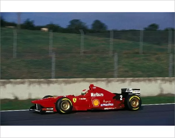 Formula One Testing: Eddie Irvine Ferrari F310: Formula One Testing, Barcelona, Spain, 9-11 December 1996