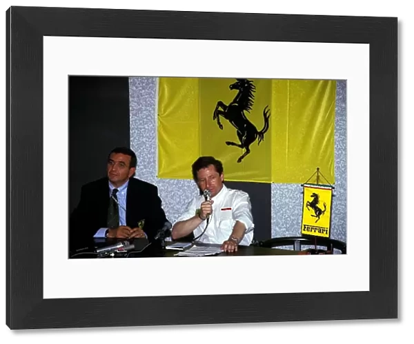 Formula One World Championship: Ferrari Sporting Director Jean Todt at a press conference