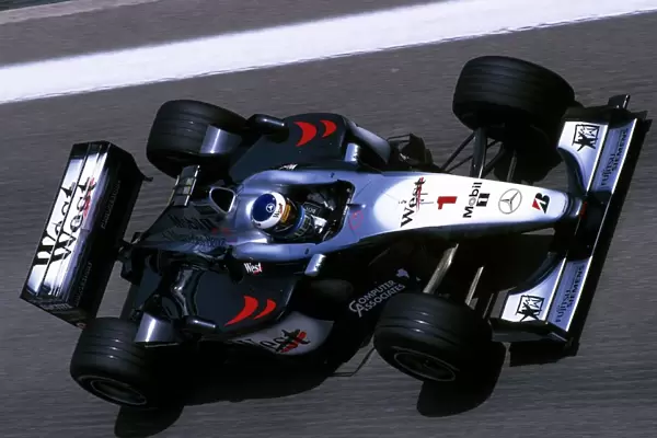 Formula One World Championship: Winner Mika Hakkinen Mclaren MP4-15
