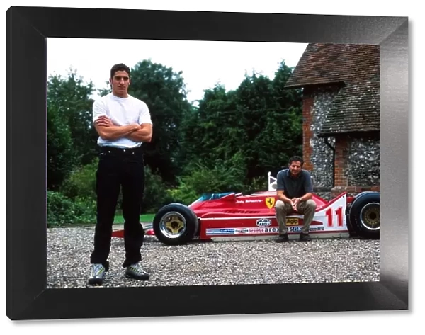 British Formula Three: Jody and Tomas Scheckter at home feature, Newbury, 19 September 2000