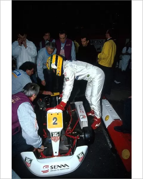 Karting: For Ayrton Senna it would be his last competitive Karting race - the inaugural Elf Masters held in the indoor arena at Bercy