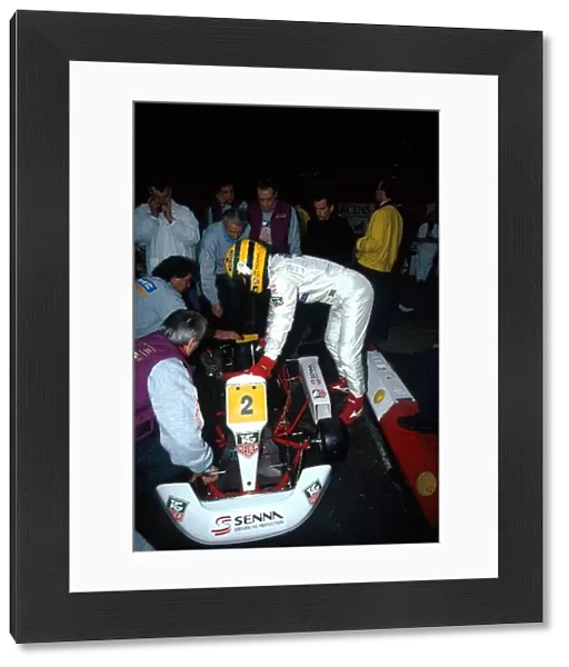 Karting: For Ayrton Senna it would be his last competitive Karting race - the inaugural Elf Masters held in the indoor arena at Bercy