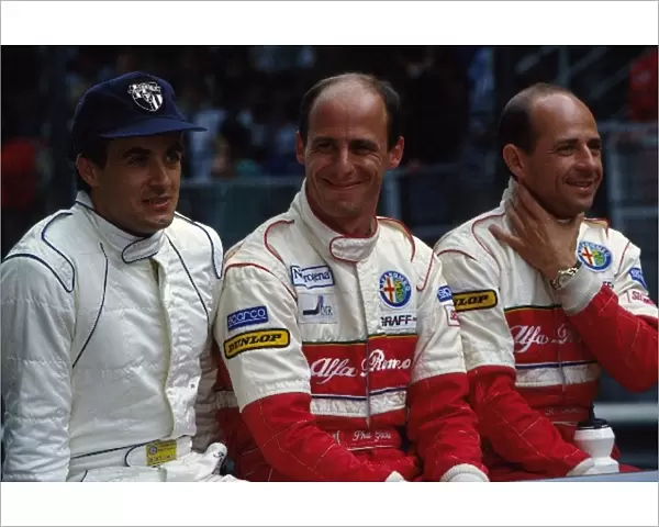 French Supertourisme Championship: Jean Alesi, Philippe Gache Roberto Moreno Alfa-Romeo 155