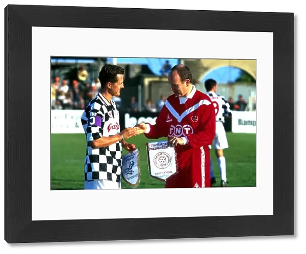 Formula One World Championship: Michael Schumacher Ferrari played in the pro-am celebrity football match