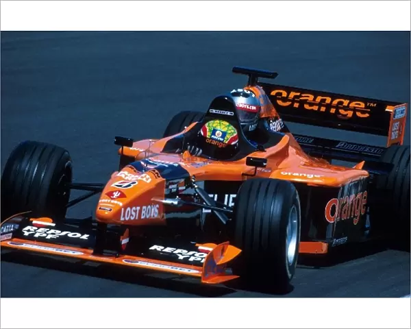 Formula One World Championship: Mark Webber pilots the European Aviation Arrows two-seater Formula One Car