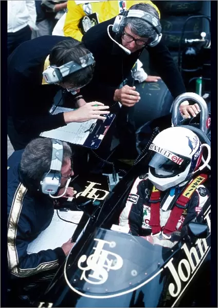Formula One World Championship: Elio de Angelis Lotus Renault 94T retired from the race
