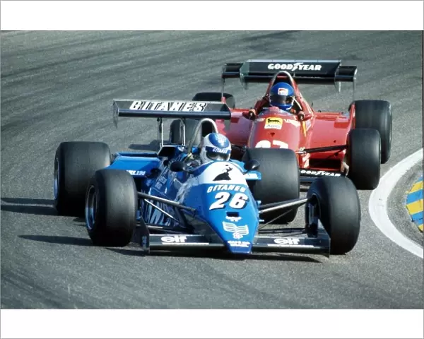 Formula One World Championship: Raul Boesel Ligier Cosworth JS21 finished in 10th place