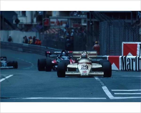 Formula One World Championship: Marc Surer Arrows A6. Collided with Derek Warwick Toleman TG183B on lap 49