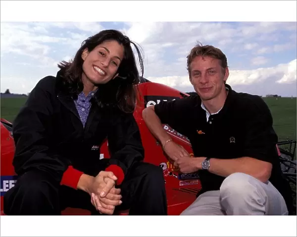 Jenson Button on TV: Formula Ford Racer Jenson Button appears on TV on Channel 4 programme The Bigger Breakfast'