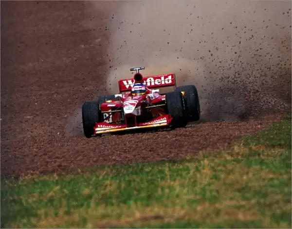 Formula One World Championship: Jacques Villeneuve persisted with an ultra-stiff suspension set-up on his Williams FW20 that caused this off