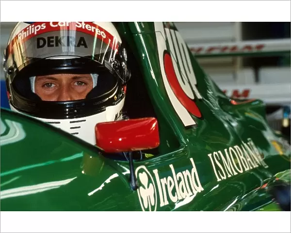 Formula One World Championship: Michael Schumacher Jordan 191. Failed to finish his first Grand Prix