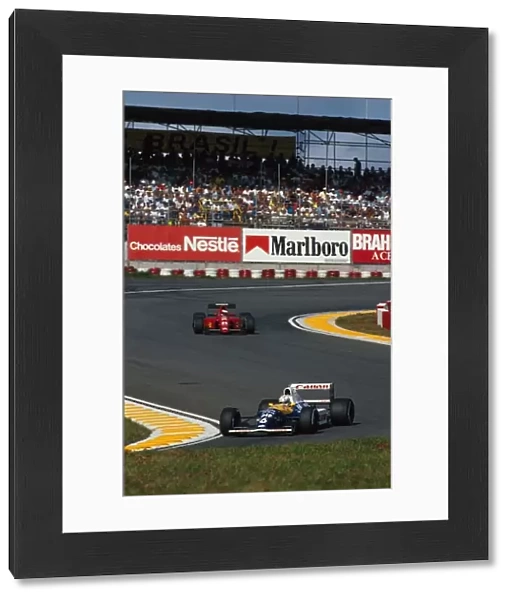 Formula One World Championship: Riccardo Patrese Williams FW14, 2nd place