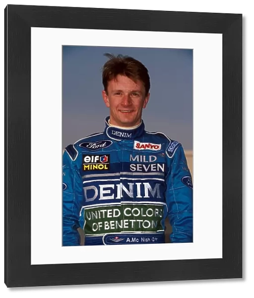 Formula One World Championship: Test driver Allan McNish was present to drive the Benetton B194 for the first time