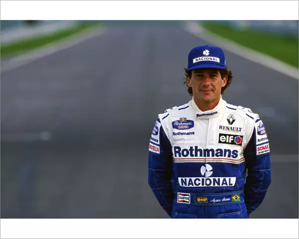 Formula One World Championship: Ayrton Senna was on hand to test the Williams FW16 for the first time