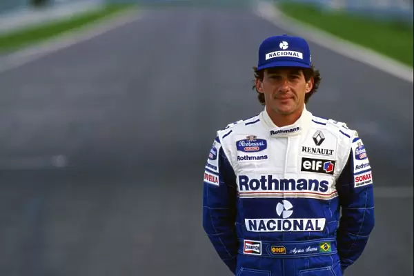 Formula One World Championship: Ayrton Senna was on hand to test the Williams FW16 for the first time