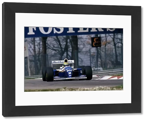 Formula One World Championship: Ayrton Senna continues testing the Williams FW16