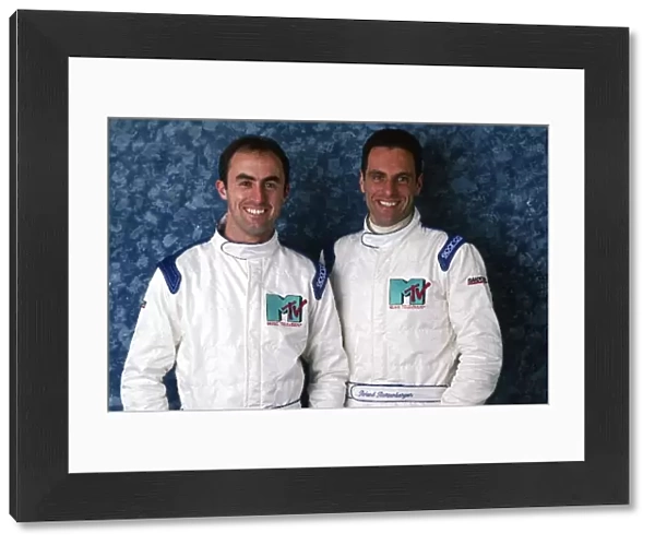 Formula One World Championship: David Brabham with his Simtek team mate Roland Ratzenberger