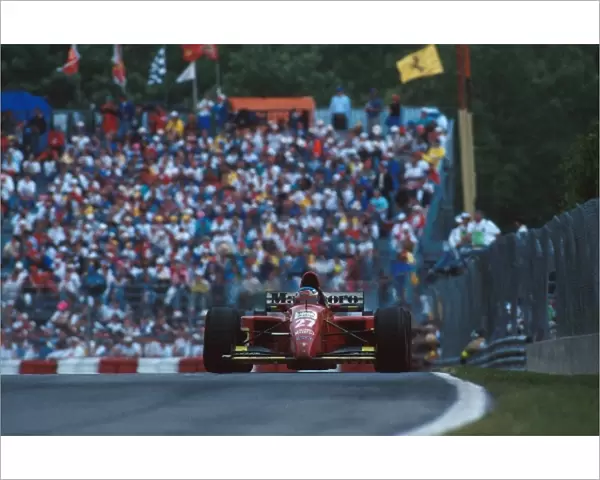 Formula One World Championship: Jean Alesi Ferrari 412T2, 1st Place. His first GP win