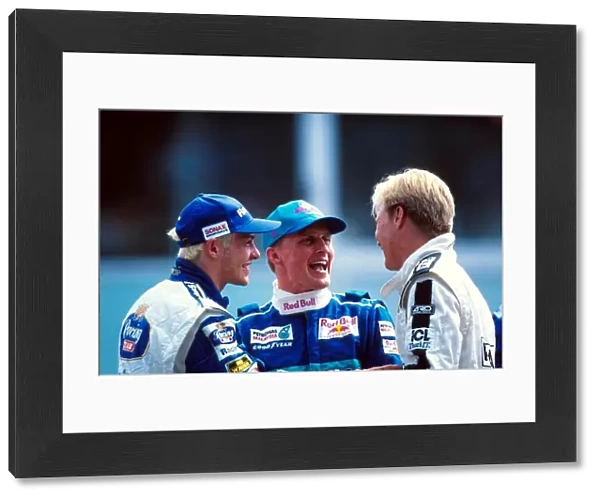Formula One World Championship: Jacques Villeneuve Williams, Johnny Herbert Sauber and Mika Salo Arrows