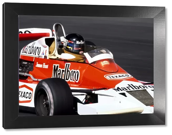 Formula One World Championship: James Hunt McLaren M26 took his tenth and final GP victory in the last race of the season