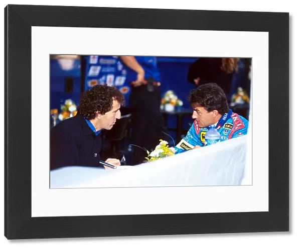 Formula One World Championship: Alain Prost and Jean Alesi Benetton