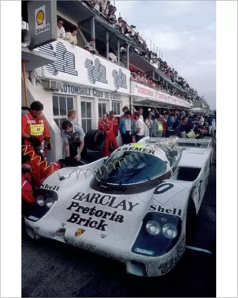 Le Mans 24 Hours: Sarel van der Merwe  /  George Fouche  /  Mario Hytten Kremer Racing Porsche 956 finished in 4th place