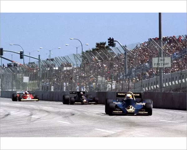Formula One World Championship: Third placed Jody Scheckter Wolf WR1 led the opening 76 laps of the race before losing the lead to race winner