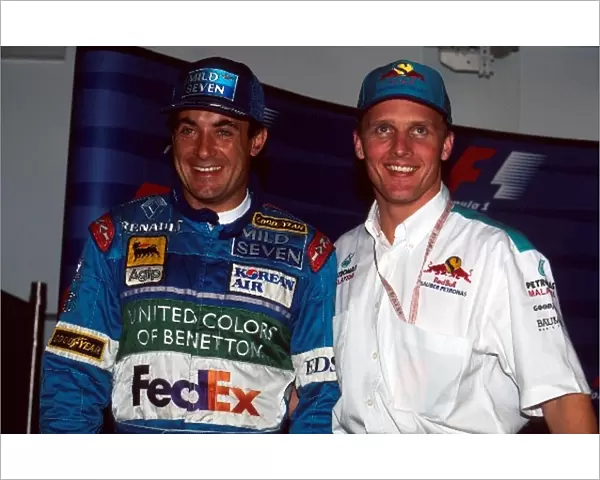 Formula One World Championship: Jean Alesi Benetton and Johnny Herbert Sauber, right team mates for 1998