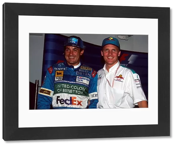 Formula One World Championship: Jean Alesi Benetton and Johnny Herbert Sauber, right team mates for 1998