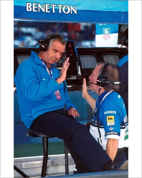 Formula One World Championship: Flavio Briatore Benetton F1 Boss, and New Benetton CEO David Richards