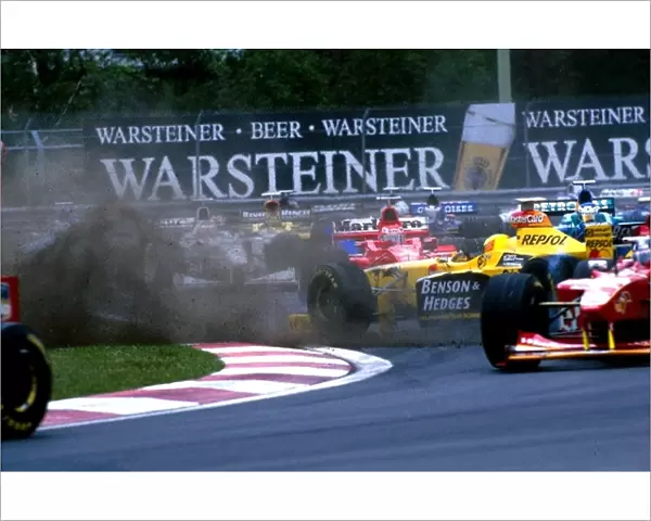 Formula One World Championship: First lap carnage at the Canadian Grand Prix