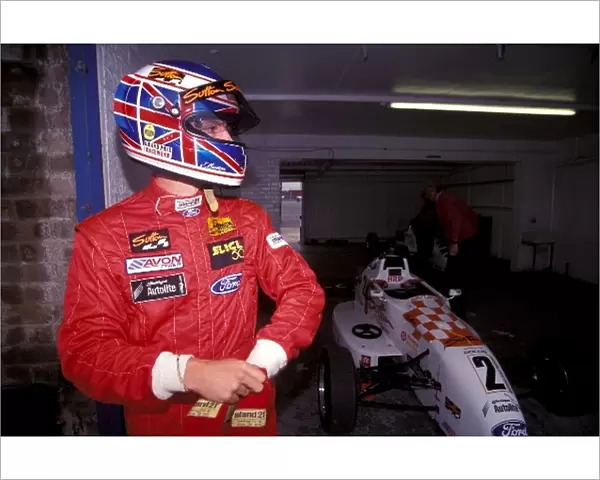 Formula Ford Testing: Jenson Button Mygale SJ98 in the pits